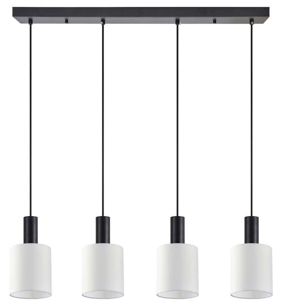 Φωτιστικό Οροφής - Ράγα Adept Tube 77-8511 85x15x300cm 4xE27 60W Black-White Homelighting