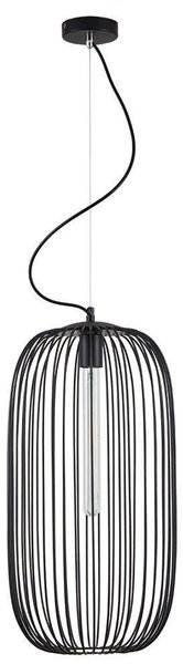 Φωτιστικό Οροφής Med 77-8230 30x30x150cm 1xE27 60W Black Homelighting