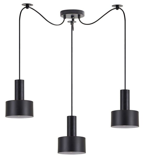 Φωτιστικό Οροφής Adept Tube 77-8542 40x40x300cm 3xE27 60W Black Homelighting