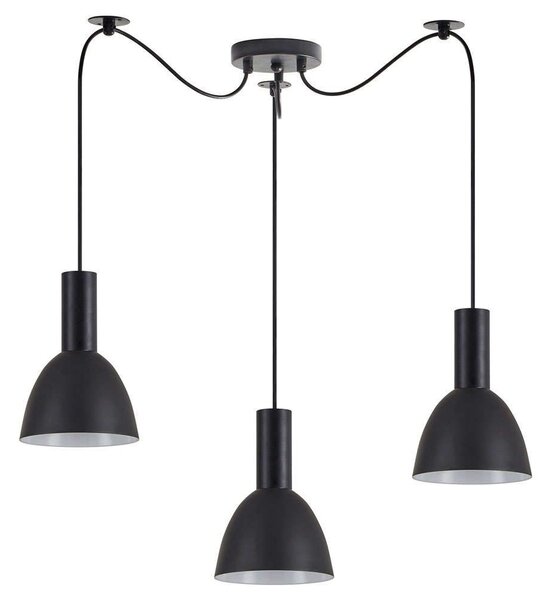 Φωτιστικό Οροφής Adept Tube 77-8549 40x40x300cm 3xE27 60W Black Homelighting