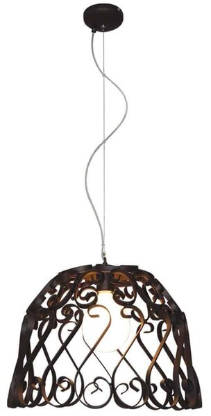 Φωτιστικό Οροφής Lewis HL-3586-1APXL 77-4005 50x50x100cm 1xE27 60W Bronze Homelighting