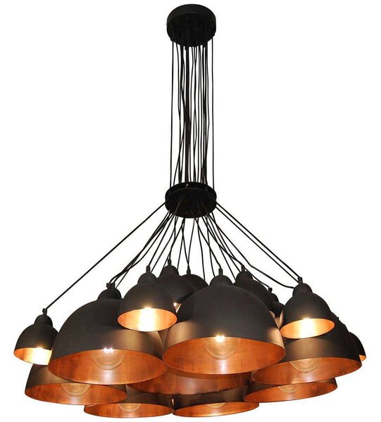 Φωτιστικό Οροφής Conall HL-3591-XXL 77-4139 120x120x120cm 15xE27 40W Black Homelighting