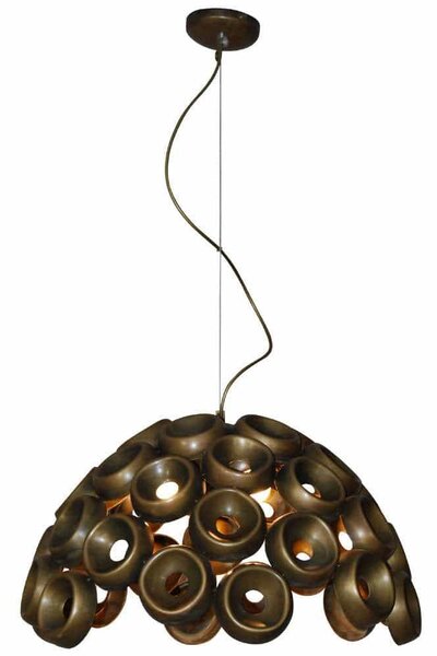 Φωτιστικό Οροφής Darina HL-3590-Μ 77-4106 56x56x120cm 3xE27 60W Bronze Homelighting