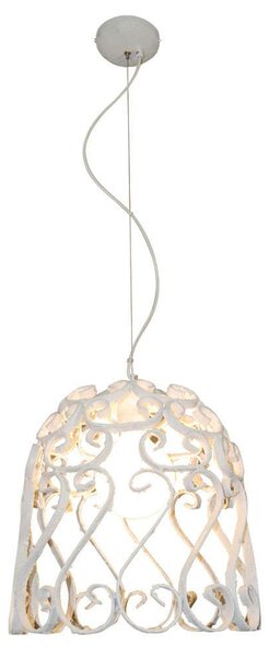 Φωτιστικό Οροφής Lewis HL-3586-1PΜ 77-4012 40x40x100cm 1xE27 60W White Homelighting