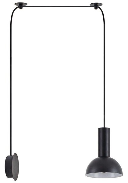 Φωτιστικό Τοίχου Adept Tube 77-8817 50x16x300cm 1xE27 60W Black Homelighting