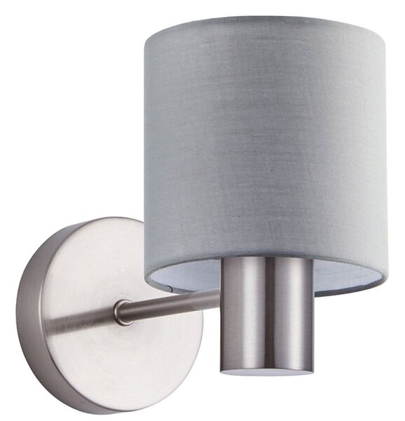 Φωτιστικό Τοίχου - Απλίκα Adept 77-8300 14x23x17cm 1xE27 60W Nickel-Grey Homelighting