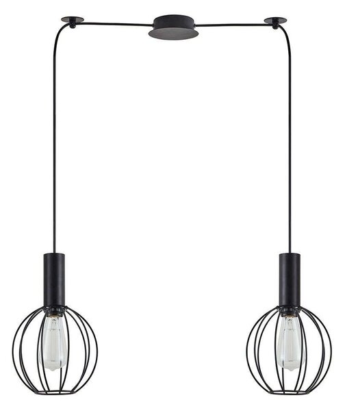 Φωτιστικό Οροφής Adept Tube 77-8536 50x20x300cm 2xE27 60W Black Homelighting