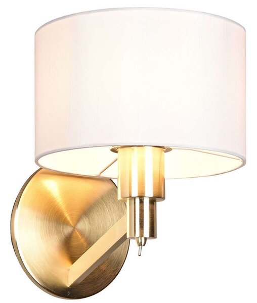 Φωτιστικό Τοίχου - Απλίκα Cassio 214470108 23x27cm 1xE27 40W Brass-White Trio Lighting