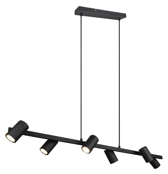 Φωτιστικό Οροφής - Ράγα Marley 302400632 115x18x150cm 6xGU10 35W Black Trio Lighting