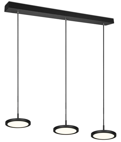 Φωτιστικό Οροφής - Ράγα Tray 340910332 90x17x150cm Dim 3xLed 1200Lm 10W Black Trio Lighting