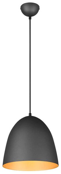 Φωτιστικό Οροφής Tilda R30661080 Φ25x150cm 1xE27 40W Black-Gold RL Lighting