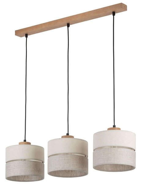 Φωτιστικό Οροφής - Ράγα Eco 5771 3xΕ27 15W 77x80cm Beige TK Lighting