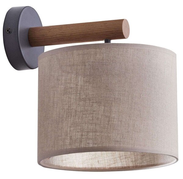 Φωτιστικό Τοίχου - Απλίκα Deva Nature 6106 1xΕ27 15W 25,5x26,5cm Beige TK Lighting