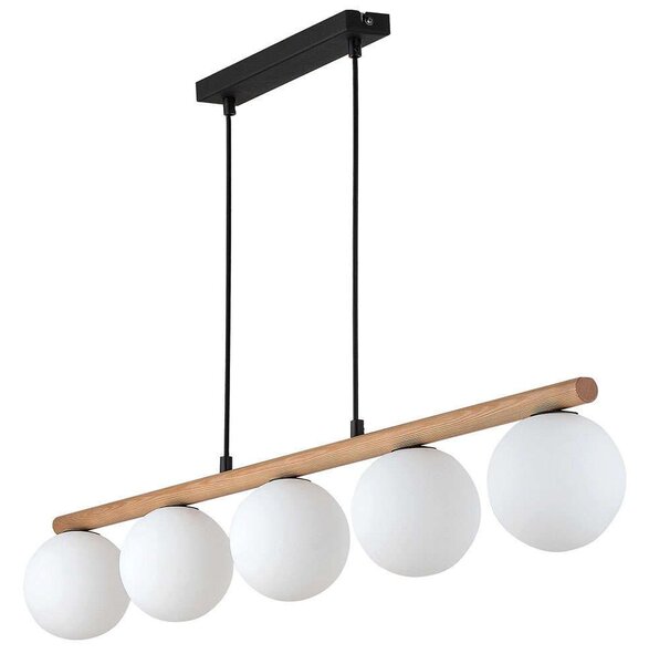 Φωτιστικό Οροφής - Ράγα Estera Wood 4623 5xG9 6W 80x84cm Natural TK Lighting