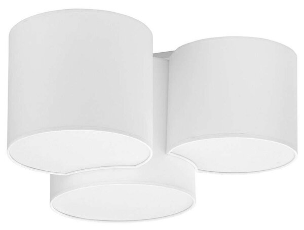 Φωτιστικό Οροφής - Πλαφονιέρα Mona 3441 3xΕ27 15W 54x30cm White TK Lighting