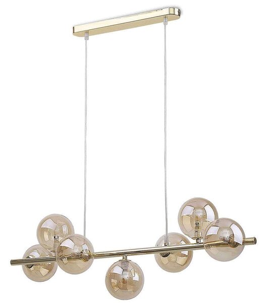 Φωτιστικό Οροφής - Ράγα Estera Gold 5668 7xG9 6W 90x153cm Gold TK Lighting