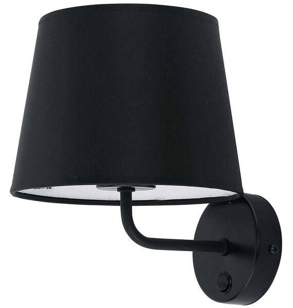 Φωτιστικό Τοίχου - Απλίκα Maja 1884 23x25cm 1xΕ27 15W Black TK Lighting