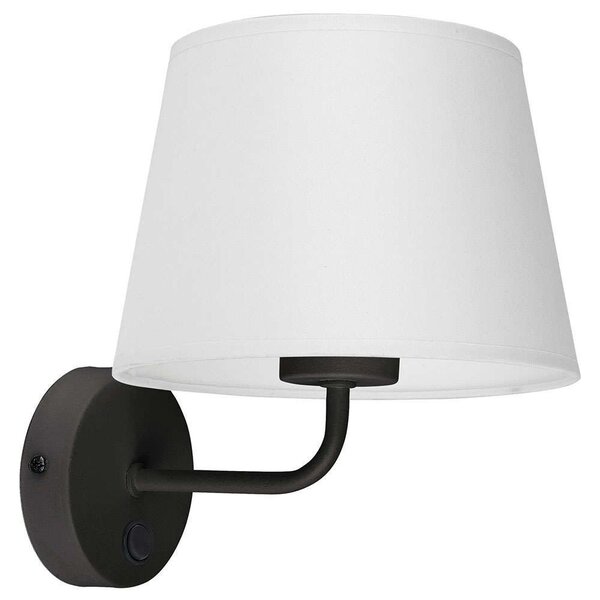 Φωτιστικό Τοίχου - Απλίκα Maja 6448 23x25cm 1xΕ27 15W Black-White TK Lighting