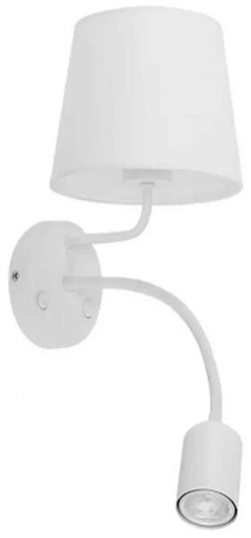 Φωτιστικό Τοίχου - Απλίκα Maja 2335 40x50cm 1xΕ27 15W & 1xG10 10W White TK Lighting