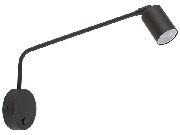 Φωτιστικό Τοίχου - Απλίκα Logan 4743 1xGU10 10W 43x27cm Black TK Lighting