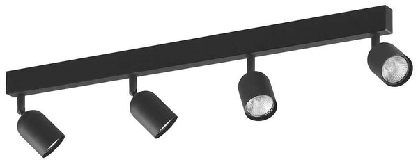 Φωτιστικό Οροφής - Σποτ Top 4783 4xGU10 10W 84x16cm Black TK Lighting