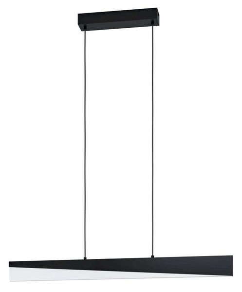 Φωτιστικό Οροφής-Ράγα Isidro 99562 79,5x6x110cm Led 27W Black-White Eglo