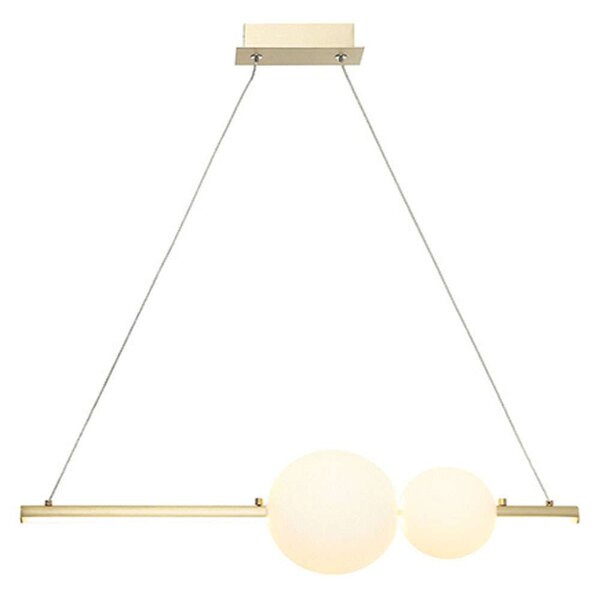 Φωτιστικό Οροφής - Ράγα 22108 62x15x210cm Dim Led 1300Lm 11W 3000K Gold-White