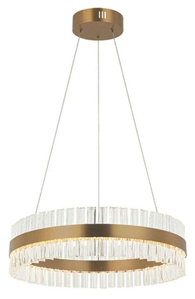 Φωτιστικό Οροφής 22039 Φ60x170cm Dim Led 7220Lm 56W 3000K Gold