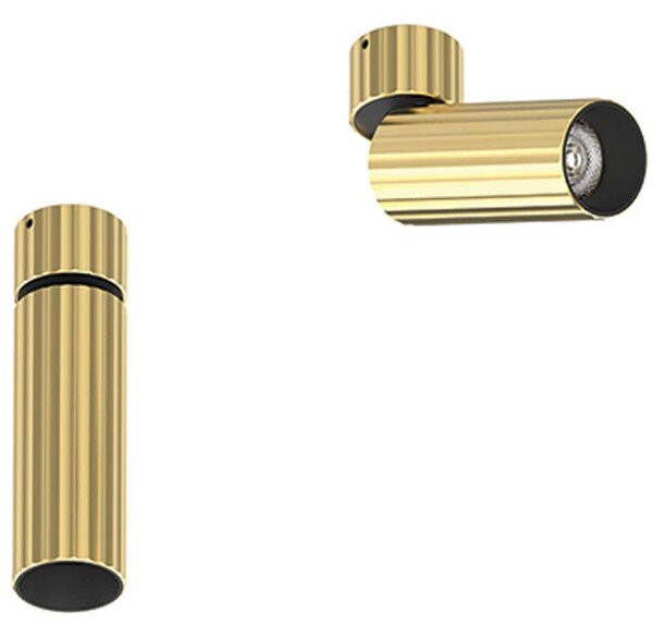 Φωτιστικό Οροφής - Σποτ S120 Φ4,5x15cm Led 580Lm 7W 3000K Brass