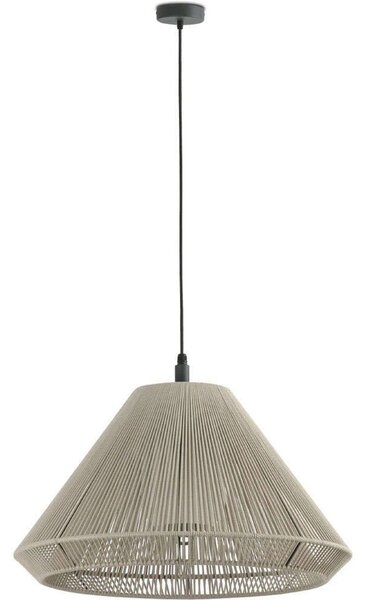 Φωτιστικό Οροφής Saigon Hole 71579C-09 Φ66,5x38cm 1xE27 15W Beige-Dark Grey Faro Barcelona