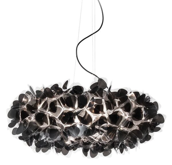 Φωτιστικό Οροφής Clizia 130 Mama Non Mama 130cm E27 15x12W Black - Black Wire Slamp