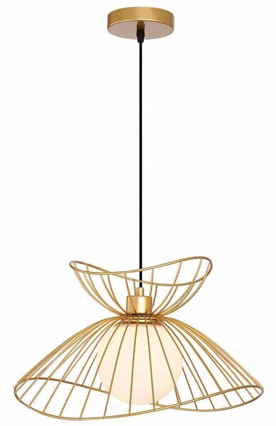 Φωτιστικό Οροφής Belinda 4275101 Φ45x150cm 1xE27 40W Gold-White Viokef