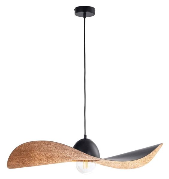 Φωτιστικό Οροφής Kapello L 32339 Φ76x12,5/80cm 1xE27 60W Black-Copper Sigma Lighting