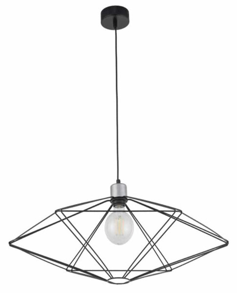 Φωτιστικό Οροφής Vario L 40554 63x73x80cm 1xE27 60W Black-Silver Sigma Lighting