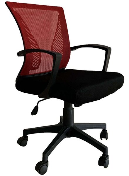 Καρέκλα Γραφείου 388-00-006 57x65x91cm Black-Red