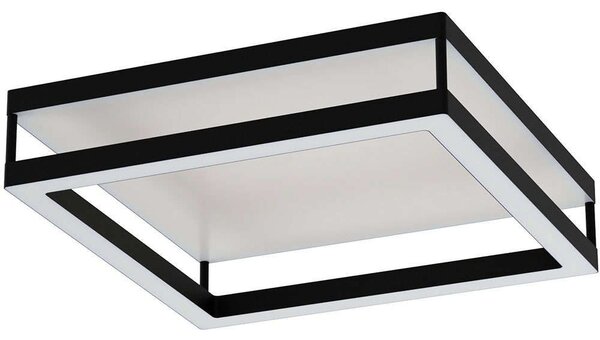 Φωτιστικό Οροφής - Πλαφονιέρα Macellara 390018 45x45x15cm Led Black-White Eglo