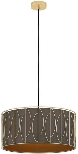 Φωτιστικό Οροφής Corojal 390206 Φ57x150cm 1xE27 40W Cappuccino-Brass Eglo