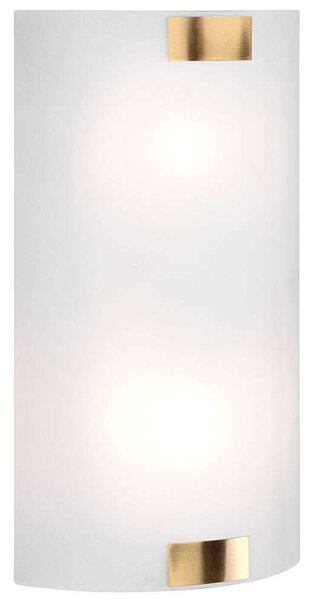 Φωτιστικό Τοίχου - Απλίκα Pura 212700204 20x40cm 2xE27 25W Brass-White Trio Lighting