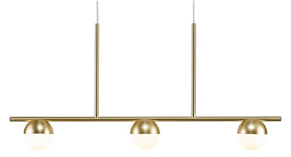 Φωτιστικό Οροφής - Ράγα Contina 3 2010953035 G9 5W 90x41,3cm Brass Nordlux