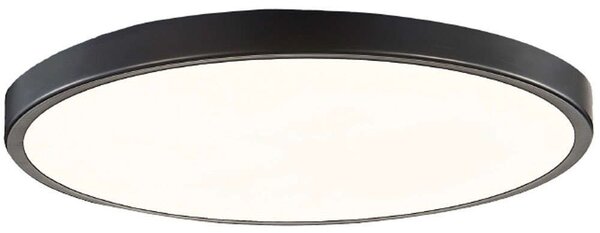 Φωτιστικό Οροφής - Πλαφονιέρα 42035-B-Black Φ60x5cm Led 8800lm 110W Black Inlight