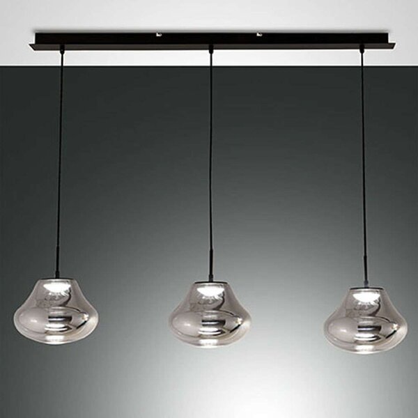 Φωτιστικό Οροφής - Ράγα Deva 3774-48-126 105x6,5x200cm Dim Led 4530lm 42W Grey Fabas Luce