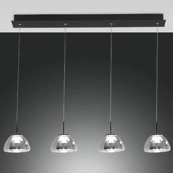 Φωτιστικό Οροφής - Ράγα Lucille 3764-48-126 87x6x9,5cm Dim Led 3000lm 28W Grey Fabas Luce