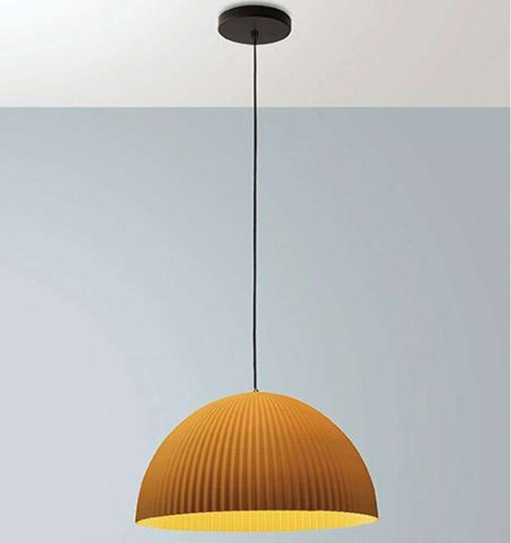 Φωτιστικό Οροφής Carola 3757-40-367 Φ36x19,7cm 1xE27 10W Mustard Fabas Luce