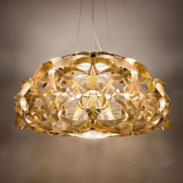 Φωτιστικό Οροφής Quantica 74x74x43cm 4xE27 12W Gold Slamp