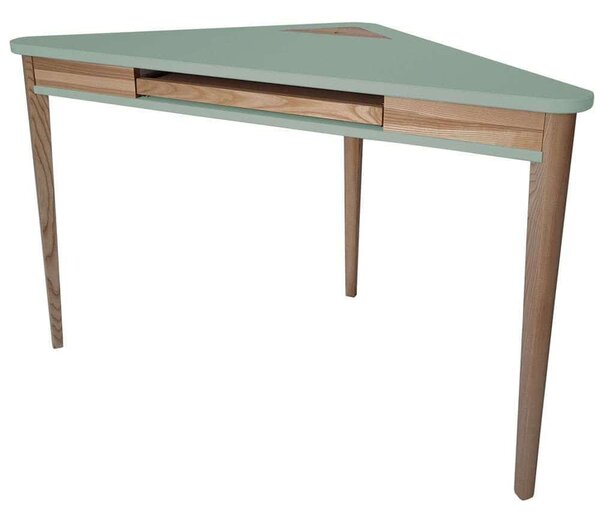 Γραφείο Γωνιακό Ashme ASHMECORKOF17 114x85x75cm Sage Green