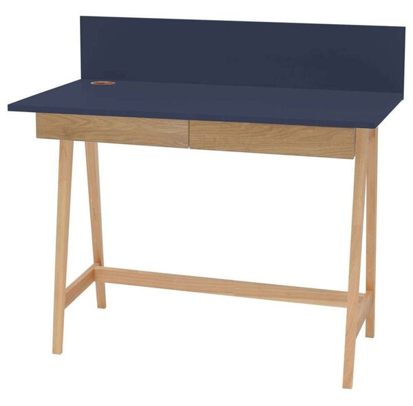 Γραφείο Luka LUKA2DOFASH15 110x50x75cm Natural-Navy Blue