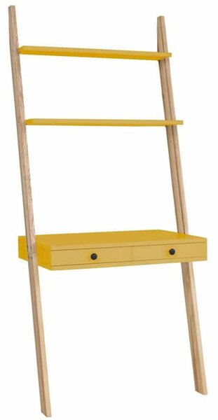 Γραφείο Ladder Leno LENOO5 79x49x183cm Yellow