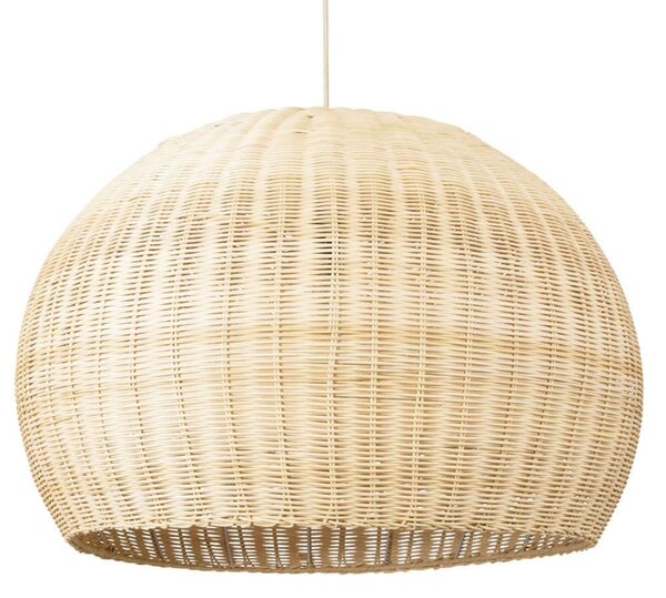 Φωτιστικό Οροφής Raito Boho 01825 Φ60x40cm 1xE27 Beige GloboStar