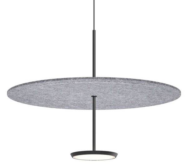 Φωτιστικό Οροφής Sky Sound 24 10570/10579 61x44,4cm Led 1250lm 18W Black-Grey Pablo Designs