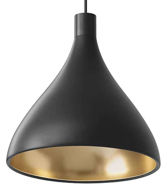 Φωτιστικό Οροφής Swell Single M 10299 30x30cm Dim E26 1050lm 13W 3000K Black-Brass Pablo Designs